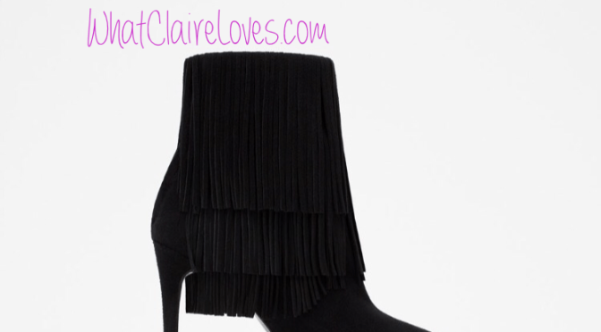 Shoe of the Week – Zara Fringe Boots